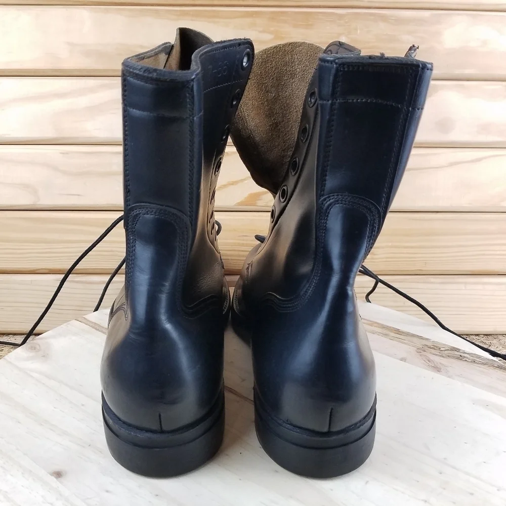 VTG Cumberland Shoe Corp 1966 US Army 9 REG Combat Military Boots GOODYEAR Soles